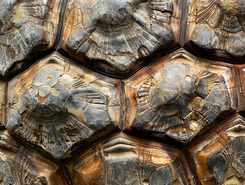 turtle shell texture - Powered by Adobe