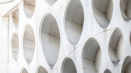 "White Abstract Architecture Background – Minimalistic and Modern Stock Photo."

