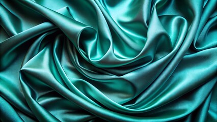 Obraz premium Abstract green fabric texture background