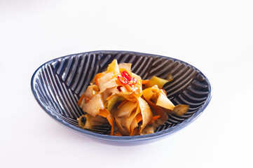 野菜の皮できんぴら