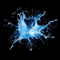 Water Explosion Isolated