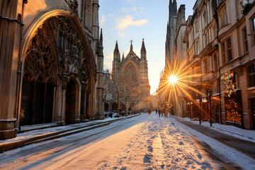 York, Uk In Winter