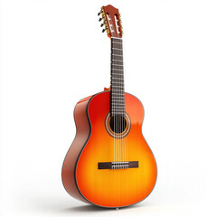 Fototapeta premium Classic Guitar Isolated