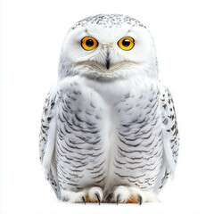 Fototapeta premium White Owl Isolated