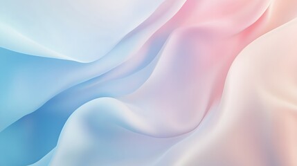 Obraz premium Abstract Pastel Waves of Smooth Fabric Texture
