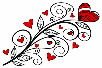 Explore the delightful charm of Cupid’s Candy Coils in this stunning vector line art design. Perfect for Valentine’s Day, this elegant artwork features intricate details on a clean white background