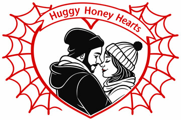 Explore the delightful charm of Cupid’s Candy Coils in this stunning vector line art design. Perfect for Valentine’s Day, this elegant artwork features intricate details on a clean white background