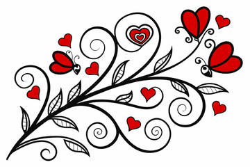 Explore the delightful charm of Cupid’s Candy Coils in this stunning vector line art design. Perfect for Valentine’s Day, this elegant artwork features intricate details on a clean white background