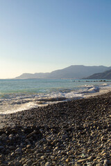 Scenery landscape, a coastal area in Liguria, located in the northwest of Italy