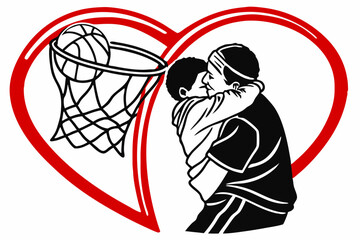 Explore the delightful charm of Cupid’s Candy Coils in this stunning vector line art design. Perfect for Valentine’s Day, this elegant artwork features intricate details on a clean white background