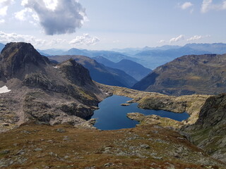 Obraz premium Lac Cornu, Alpes françaises