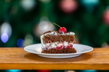 The most traditional rustic black forest pie