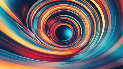 Fototapeta premium Vibrant Abstract Swirl in Motion