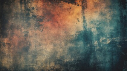 Fototapeta premium Abstract Textured Background in Warm and Cool Tones
