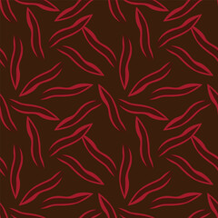 Beautiful pattern with flowers and leaf. Floral vector illustration.