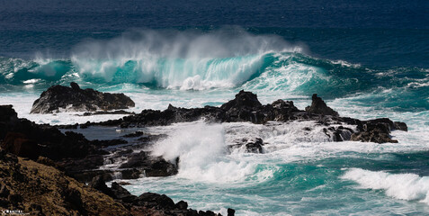 Rapa Nui (EasterIsland) Küste 