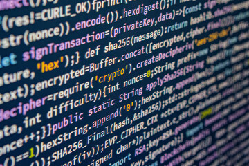 Image showcases a high-resolution, blurred background photo of a computer screen displaying...