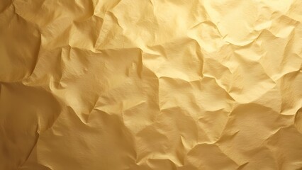 Obraz premium Luxurious Metallic Gold Tissue Paper Background, Warm Glow, Intricate Texture, Opulent Design