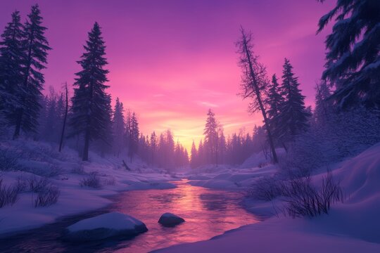 St. Stephen's Day Winter Landscape - Powered by Adobe