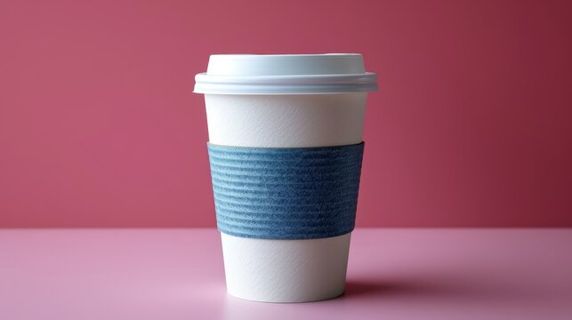 Realistic white paper coffee cup mockup for effective branding and marketing strategies