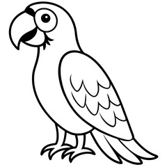 illustration of a parrot
