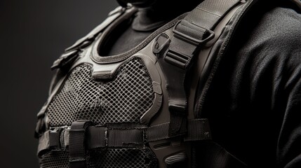 High-Quality Paintball Chest Protector with Flexible Padding and Adjustable Straps for Ultimate Safety