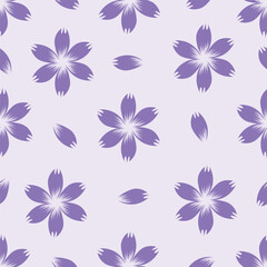 Beautiful pattern with flowers and leaf. Floral vector illustration.