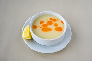 Turkish Traditional Tripe Soup. Iskembe, damar , curuk , beyran, ayak paca, kelle paca corbasi. Dil, beyin corbasi.