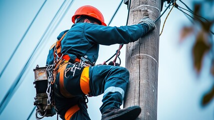electrical engineer at height