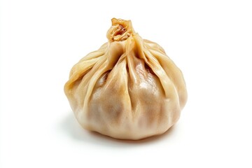 Fototapeta premium Steamed Xiao Long Bao: Fresh Chinese Dumplings on a Clean White Background