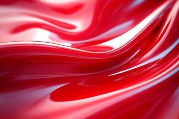 An abstract Valentine's Day background filled with swirling hearts in vibrant reds and pinks, evoking love and romance in a dreamy design.