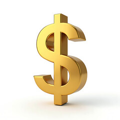 Fototapeta premium golden dollar sign