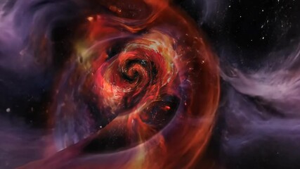Swirling cosmic vortex showcases colors of deep space in stunning formation - Powered by Adobe
