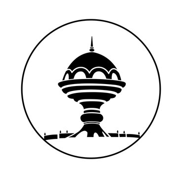 The Incense Burner Riyam Park Monument in Muscat, Oman icon