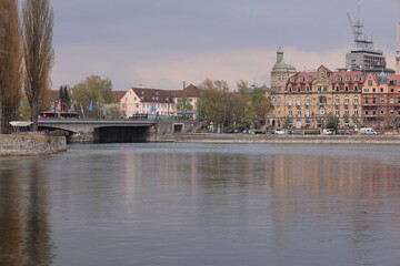 Naklejka premium Blick von Konstanz auf den Bodensee 