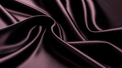 Fototapeta premium Black dark gray purple burgundy red background. Silk satin fabric. Luxury elegant beauty premium rich. Shiny glitter shimmer silky. Drapery fold crease. Christmas birthday Valentine romance festival