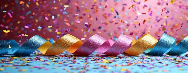 promotion banner for a vibrant party celebration