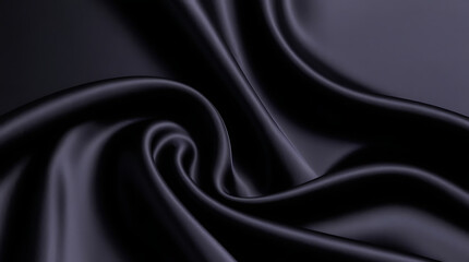 Fototapeta premium Black dark gray purple burgundy red background. Silk satin fabric. Luxury elegant beauty premium rich. Shiny glitter shimmer silky. Drapery fold crease. Christmas birthday Valentine romance festival
