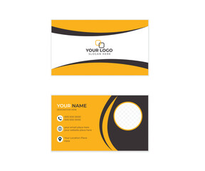 double sided Modern and simple business card template design