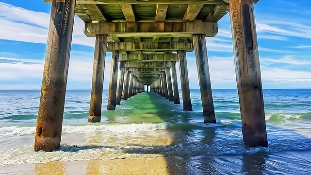 a pier  and  oca pier  and  oceanean