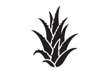 Alovera vector silhouette 