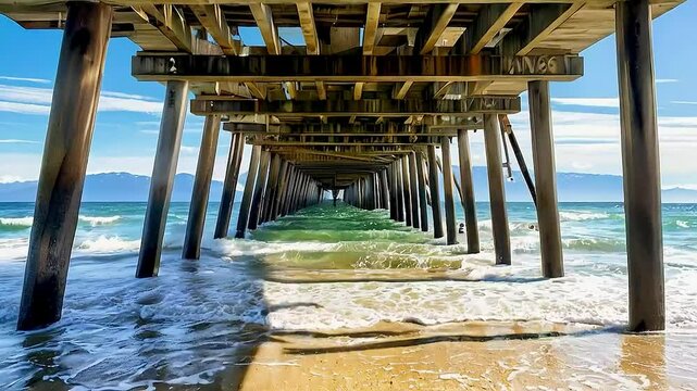 a pier  and  oca pier  and  oceanean