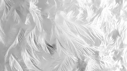 Crystalized patterns on frosted glass - macro frost lines close-up. Frostline. Illustration