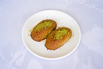 
Turkish traditional sherbet dessert; kalburabasti