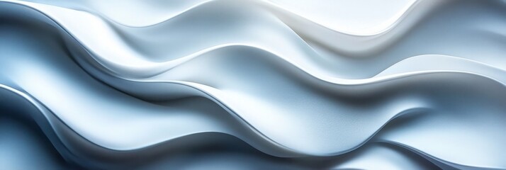 Obraz premium Soft light illuminating smooth curves creating an elegant and modern abstract background