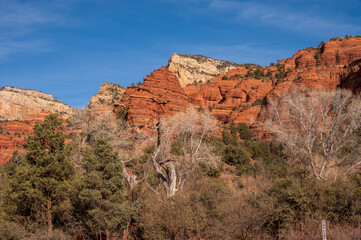 Views of Bear Mountain near Sedona, Arizona.