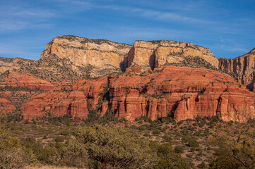 Views of Bear Mountain near Sedona, Arizona.