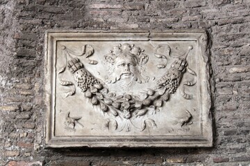 Bas-relief in Rome at the Pantheon, Rome