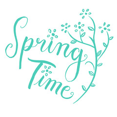 Spring Time Lettering
