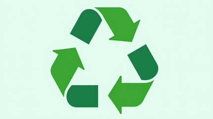 Obraz premium recycling symbol, featuring the iconic three arrows in a circular formation